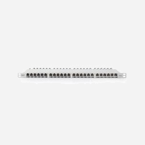Digitus Panneau de Brassage CAT 6A Classe EA Blindé, 24 Ports RJ45, 0.5U, Montage Rack 19", Contacts Or, Acier, -20°C à 70°C, DN-91624S-SL-EA-G - Miniature 4