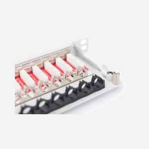 Digitus Panneau de Brassage CAT 6A Classe EA Blindé, 24 Ports RJ45, 0.5U, Montage Rack 19", Contacts Or, Acier, -20°C à 70°C, DN-91624S-SL-EA-G - Miniature 5
