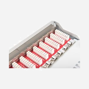 Digitus DN-91612SD-EA-G : Panneau de brassage desktop CAT 6A Classe EA blindé, 12 ports RJ45, acier, AWG 26/22, gris - Miniature 2