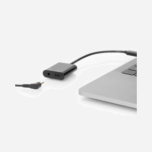 Digitus Adaptateur USB-C 3.2 Gen 1 vers USB-C + Jack 3.5mm PD 3.0, 0.2m, Noir (AK-300400-002-S) - Compatible Charge Rapide et Audio Haute Fidélité - Miniature 2