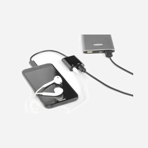 Digitus Adaptateur USB-C 3.2 Gen 1 vers USB-C + Jack 3.5mm PD 3.0, 0.2m, Noir (AK-300400-002-S) - Compatible Charge Rapide et Audio Haute Fidélité - Miniature 4