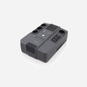 Digitus Onduleur Line-Interactive 600VA/360W avec AVR, Ports USB, RJ45, 7 Prises IEC C13, Indicateur LED, Redémarrage Automatique et Protection Surtension - Miniature 1