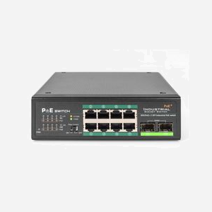 Digitus DN-651110 : Switch Industriel Gigabit PoE 8 ports RJ45, 2 ports SFP, non-géré, PoE 120W, -40°C à 75°C, Montage Rail DIN - Miniature 4