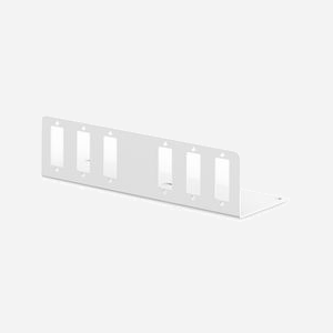 Digitus DN-96803S-2 : Plaque d'adaptation Unibox pour 6 ports SC Duplex, acier, 145x40x50mm, montage mural, Unibox, gris. - Miniature 1