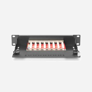 Digitus DN-91608S-EA : Panneau de brassage CAT 6A Classe E blindé, 8 ports RJ45 10GBase-T, 1U, pour rack 10", compatible PoE (IEEE 802.3af/at) - Miniature 4