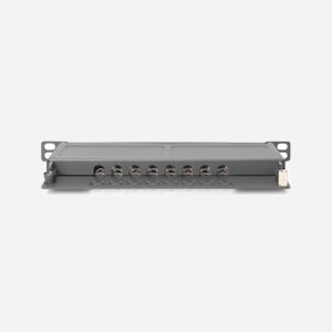 Digitus Panneau de Brassage Cat.6A Blindé 8 Ports 10" 0.5U, 10GBase-T, RJ-45, Montage Rack 1U, AWG 22/26, PoE IEEE 802.3af/at, DN-91608S-SL-EA - Miniature 3