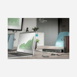 Digitus Commutateur KVM 4 Ports 4K 60Hz (4xDP in, 1xDP/HDMI out) USB 3.0 Hub, Audio 3.5mm, Télécommande, Support HDMI 2.0/DP 1.2/HDCP 2.2 - Miniature 2