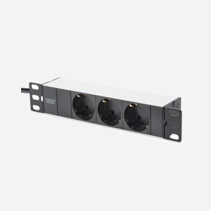 Digitus Pack Réseau 254mm (10") 12U, 312x300mm avec Armoire 12U, Switch Gigabit 8 ports, Patch Panel CAT 6, Multiprise 3 prises, Charge 30Kg - Miniature 2