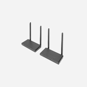 Digitus DS-55321 Kit Extension KVM HDMI Sans Fil 200m, Full HD 1080p/60Hz, USB 2.0, Wi-Fi 5, Cryptage AES 128-bit, HDMI Loop Out - Miniature 1