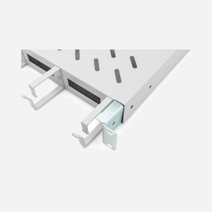 Digitus Étagère 1U 19" DN-97680 Acier Gris, Profondeur Montage Max 60cm, Charge Max 120kg, avec Guide-câbles et Passages de câbles Frontaux - Miniature 4