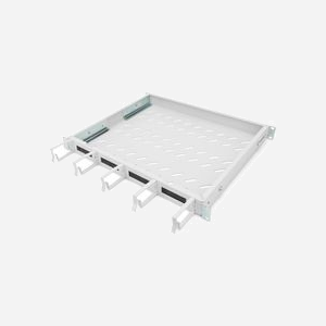 Digitus Étagère 1U 19" DN-97680 Acier Gris, Profondeur Montage Max 60cm, Charge Max 120kg, avec Guide-câbles et Passages de câbles Frontaux - Miniature 5