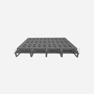 Digitus Étagère 1U 19" DN-97681 Acier Noir Charge Max. 120kg Profondeur 60cm avec Guide-Câbles et Passages de Câbles Frontaux - Miniature 4