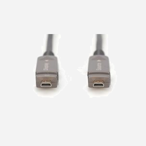 Digitus AK-330127-300-S Câble Fibre Optique Hybride HDMI AOC 30m, 4K/60Hz, 18Gbit/s, HDMI 2.0b, HDCP 2.2, HDR, Connecteurs Amovibles Type A/D - Miniature 3