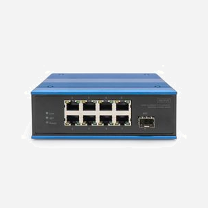 Digitus Commutateur Industriel 8 Ports Fast Ethernet + 1 Port SFP 100Mbps - Non Administrable - DC 12-52V - IP40 - Température -40°C à 80°C - DN-651132 - Miniature 3