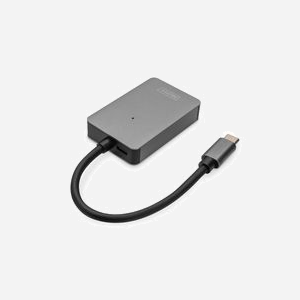 Digitus DA-70333 Lecteur Carte Mémoire USB-C 2.0 2 Slots SD/SDHC/SDXC/MicroSD UHS-II 300 Mbit/s Boîtier Aluminium Gris - Miniature 4
