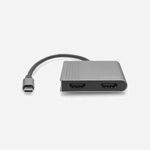 Digitus Adaptateur USB-C vers Dual HDMI 4K/60Hz (Single Screen) & 4K/30Hz (Dual Screen) HDR10, HDCP 1.4, compatible Windows, macOS, Linux, Android - Miniature 3