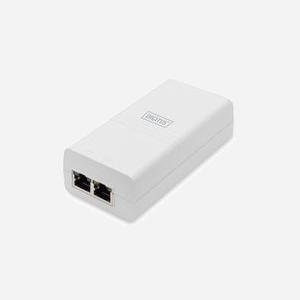 Digitus DN-95131 Injecteur PoE Gigabit Actif 802.3af, 48V, 0.32A, 10/100/1000BASE-T, Entrée 100-240VAC, IP40, CE/FCC/RoHS/WEEE