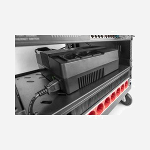Digitus Rack 19" Universel 8U DN-48000, Acier Noir, Charge 136kg, Roulettes, Profondeur 460mm, Compatible Vis US/EU, Ventilation Passive - Miniature 5