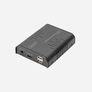 Digitus Récepteur KVM HDMI IP Full HD (DS-55530) - Extension jusqu'à 253 écrans, 1080p/60Hz, HDMI 1.3, HDCP 1.4, USB 2.0, RJ45, Cat5e, portée 120m - Miniature 1