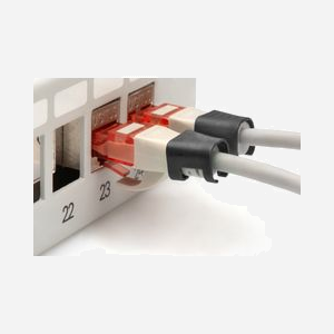 Digitus Clips d'identification couleur pour câbles Cat5e/6, PVC noir, 100 pièces, ref: A-CC-BL, dimensions emballage 100x120x20mm, origine Chine - Miniature 3