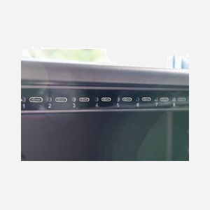 Digitus DN-45007 Armoire Mobile 16 Tablettes/Portables jusqu'à 14" avec 16 Ports USB-C (5V/3A), Ventilation, Désinfection UV-C, Roulettes - Miniature 3