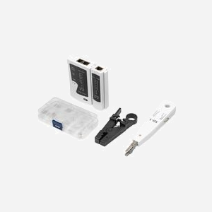 Digitus DN-94027 : Kit d'outils réseau pour installation et maintenance sur site, sac textile, dimensions colis 270x154x60mm, 900g - Miniature 3