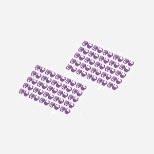 Digitus A-CC-VI : Clips de Câble Violet PVC, Cat5e/6, Lot de 100. Dimensions Emballage 100x120x20mm, Fabriqué en Chine, Volume 240cm³ - Miniature 1