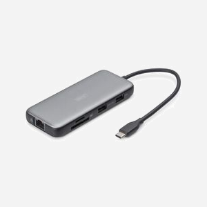 Digitus Station d'accueil USB-C 8 Ports DA-70915: 2x HDMI 4K/60Hz, 2x USB-A 3.2 Gen2, Gigabit Ethernet, Lecteurs SD/MicroSD, PD 3.0 100W, DP 1.4 Alt Mode - Miniature 5