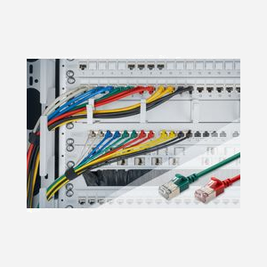 Digitus CAT 6A F-FTP Slim Patch Cable 3m Vert, RJ45 M/M, AWG 32/7, LSZH, 10 Gbit/s, 500 MHz, PoE+, Diamètre 3.8mm, Cuivre - Miniature 3