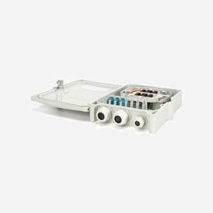 Digitus Boîtier Raccordement FTTH/FTTB DN-968913-LC, 12 Fibres OS2 LC/PC, ABS Blanc 268.5x192.5x60mm, Cassettes Épissure, Pigtails inclus - Miniature 4