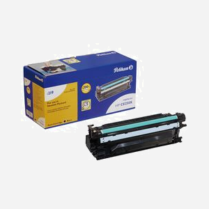 Pelikan CE250X Cartouche Toner Noir, Rendement 10500 Pages, Compatible Canon I-Sensys LBP-7750cdn, HP Color LaserJet CP3525 Series - Miniature 1