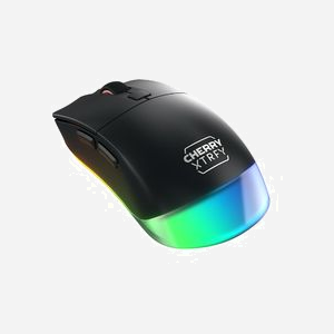 CHERRY XTRFY M50 Wireless : Souris Gaming Ergonomique, 12000 DPI, Tri-Mode (2.4 GHz, Bluetooth 5.2, USB-C), RGB, Autonomie 100h, 89g, Windows/macOS - Miniature 3