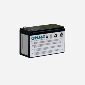 Batterie de remplacement ONLINE USV-Systeme BCZ1000 pour onduleur ZINTO 1000 (2017), 1 batterie, 7.9kg, 200x150x245mm, Gris, Code SH 85044090