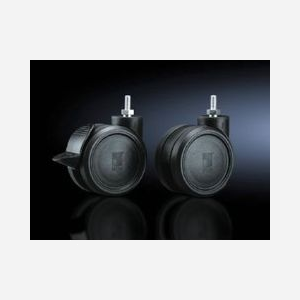 Rittal DK 7495.000 : Kit de 4 pièces noires, charge max. 120kg, compatibilité TS, SE, PC, TP, IW, poids du paquet 1.96kg, code SH 85389099 - Miniature 1
