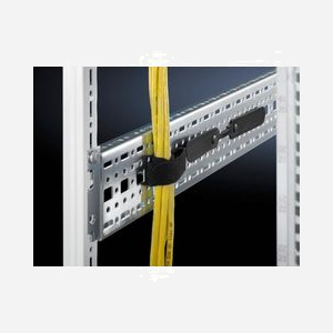 Rittal 7072.220 : Jeu de 10 profilés noirs 20x130mm pour montage divers - Poids total 30g - Miniature 1