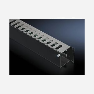 Rittal DK 5502.235 - Boîtier Rack 19" 2U Acier Noir 482.6mm, Conforme RoHS, Poids 1.76kg, Code SH 85389099 - Miniature 1