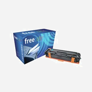 Freecolor 1215C-FRC Cartouche Toner Cyan, Rendement 1400 pages, Compatible HP Color LaserJet CP1215/CP1515, Code OEM CB541A, 1 pièce