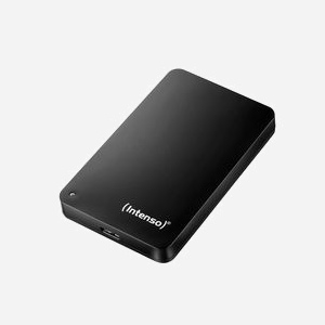 Intenso 6021530 Disque Dur Externe 500Go 2.5" HDD 5400RPM USB 3.2 Gen 1 Type-A Noir - Lecture 85Mo/s, Ecriture 75Mo/s, FAT32