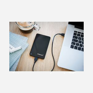 Intenso Memory Case 1To HDD 2.5" 5400RPM USB 3.2 Gen 1 Micro-USB B Noir - Lecture 85Mo/s, Ecriture 75Mo/s - Compatible Windows, macOS, Linux - Miniature 5