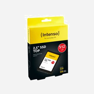 Intenso SSD 512Go 2.5" SATA III MLC - Lecture 550Mo/s, Écriture 500Mo/s, 133k/128k IOPS, Support S.M.A.R.T./TRIM, PC/Portable - Miniature 3