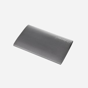 Intenso SSD Externe 128GB - USB 3.2 Gen 1 Type-A, 320Mo/s Lecture, 70Mo/s Ecriture, Boîtier Aluminium 1.8", Anthracite - Réf. 3823430 - Miniature 2