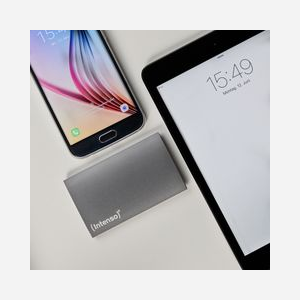 Intenso SSD Externe 128GB - USB 3.2 Gen 1 Type-A, 320Mo/s Lecture, 70Mo/s Ecriture, Boîtier Aluminium 1.8", Anthracite - Réf. 3823430 - Miniature 4