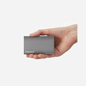 Intenso SSD Externe 128GB - USB 3.2 Gen 1 Type-A, 320Mo/s Lecture, 70Mo/s Ecriture, Boîtier Aluminium 1.8", Anthracite - Réf. 3823430 - Miniature 5