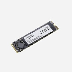 Intenso SSD M.2 2280 512 Go SATA III 6 Gbit/s : Lecture 520 Mo/s, Écriture 500 Mo/s, IOPS 133k/128k, MTBF 2M heures, Vert, PC/Portable