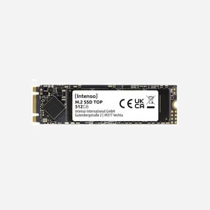 Intenso SSD M.2 2280 512 Go SATA III 6 Gbit/s : Lecture 520 Mo/s, Écriture 500 Mo/s, IOPS 133k/128k, MTBF 2M heures, Vert, PC/Portable - Miniature 3