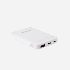 Intenso 7313522 Batterie Externe 5000mAh LiPo, 1x USB-A, 1x USB-C, 2.1A, Blanc, Chargement USB, Protection Surcharge/Court-circuit, Câble USB Type-A vers USB Type-C - Miniature 5