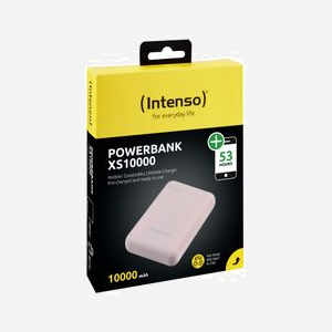 Intenso XS10000 - Batterie Externe 10000mAh LiPo - 1x USB-A, 1x USB-C, Micro-USB - 5V 3.1A - Rose - Compatibilité Smartphones/Tablettes - Miniature 2