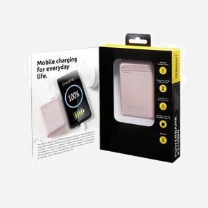 Intenso XS10000 - Batterie Externe 10000mAh LiPo - 1x USB-A, 1x USB-C, Micro-USB - 5V 3.1A - Rose - Compatibilité Smartphones/Tablettes - Miniature 3