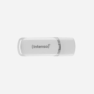 Intenso Flash Line 128Go USB Type-C 3.2 Gen 1 (3.1 Gen 1) 70 Mo/s, Compatible Windows/macOS, Boîtier Plastique Blanc, 61x22x8mm, 6g - Miniature 2