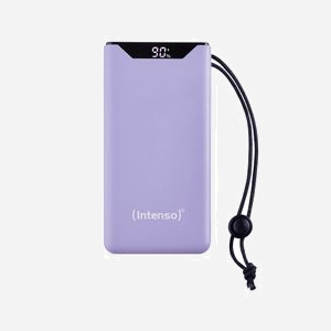 Intenso 7332033 Power Bank 10000 mAh LiPo Violet, 20W Power Delivery & Quick Charge 3.0, USB-A/USB-C, écran LCD, 131x67x15mm, 222g - Miniature 4